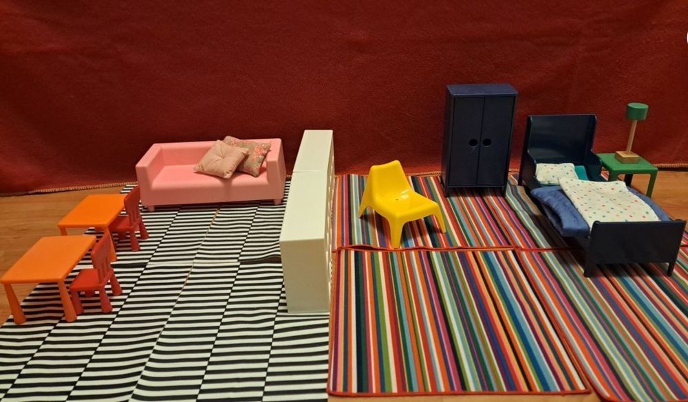 Brinquedo - Mobília para casa de bonecas