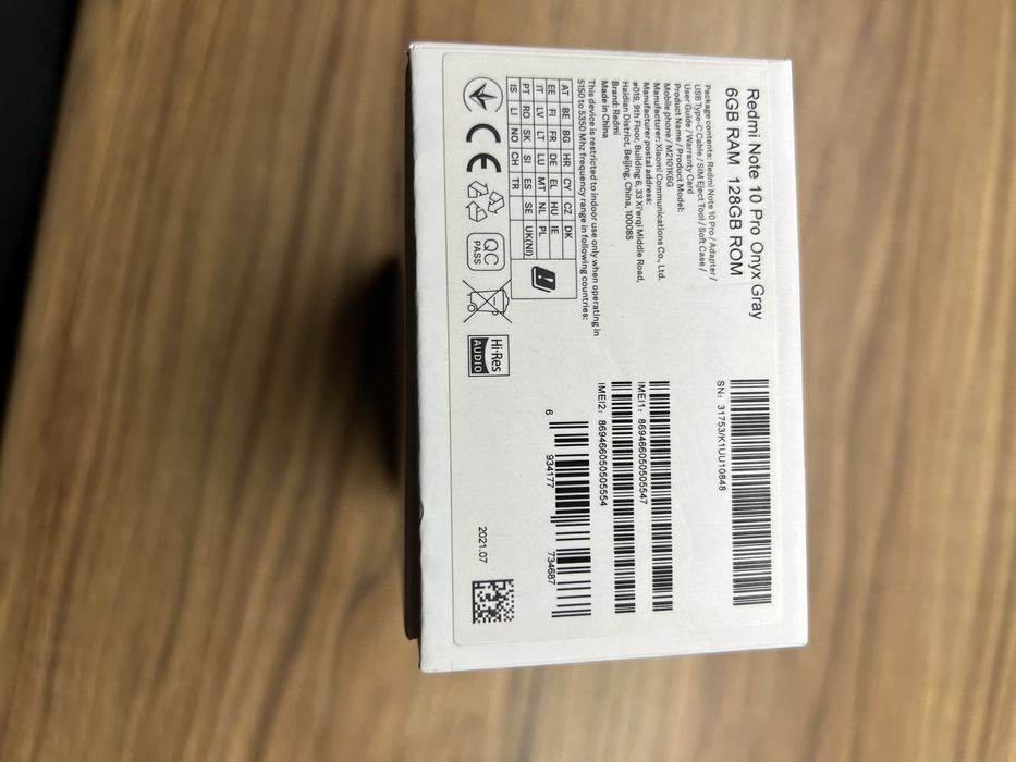 Xiaomi redmi note 10 pro 128 gb