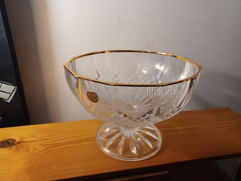 Taça de cristal vintage