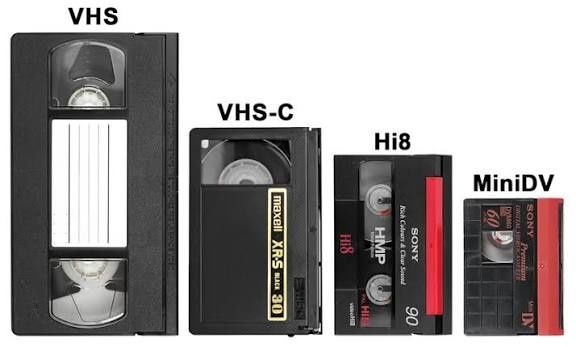 Оцифрування, ремонт, перезапис відеокасет VHS, VHS-C, MiniDV, Video8