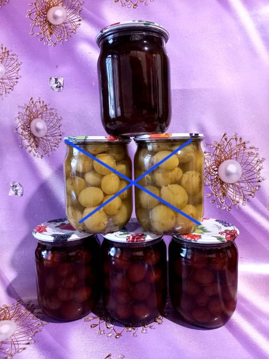 Консервация домашняя. Варенье  сливовое.