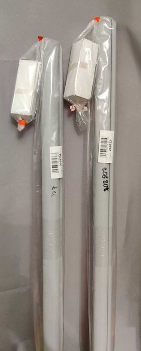 Dwie rolety LIGHT szare z OBI  90/170 cm + 95/240 cm