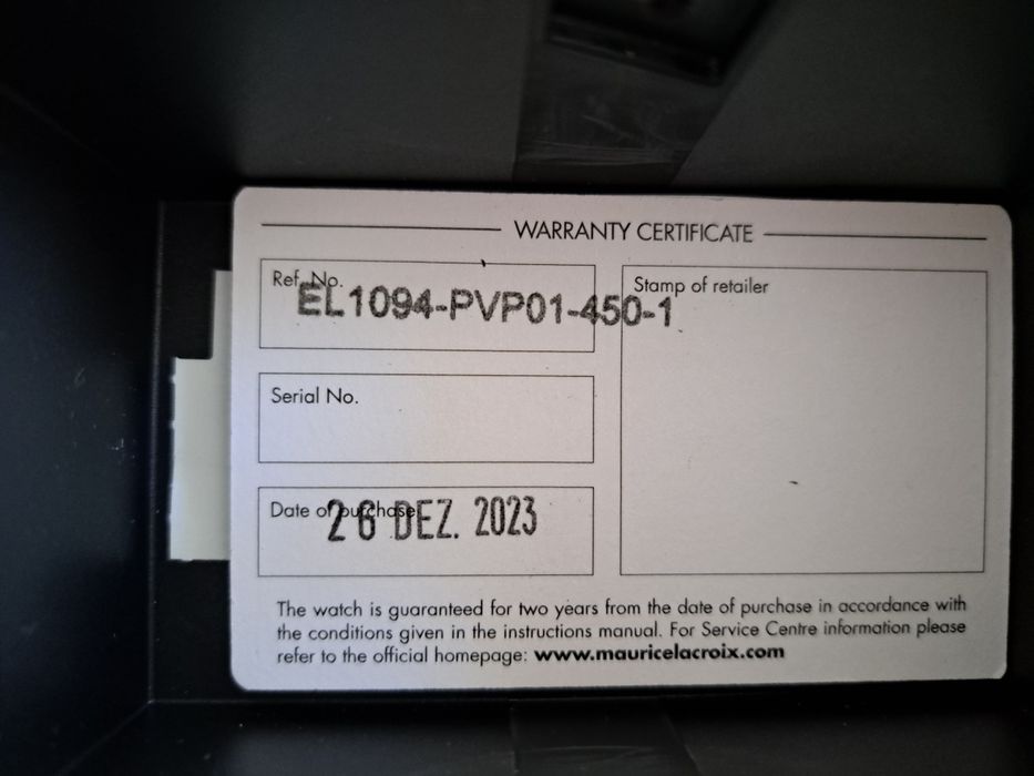 NOWY Zegarek damski Maurice Lacroix Eliros EL1094PVP014501