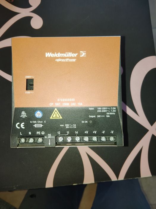 Zasilacz Weidmuller 250W 24V 10A