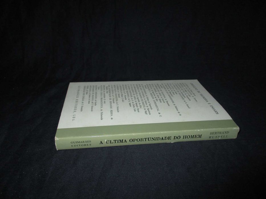 Livro A Última Oportunidade do Homem Bertrand Russell