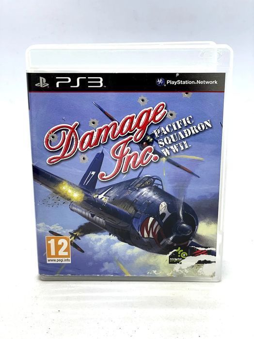 Damage Inc. Pacific Squadron WWII WW2 PS3 Po Angielsku