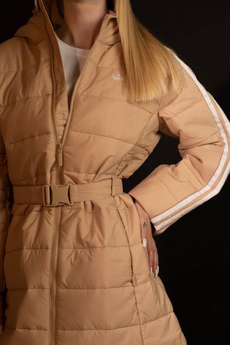 Жіноча утеплена куртка парка  Adidas Мікро пуховик