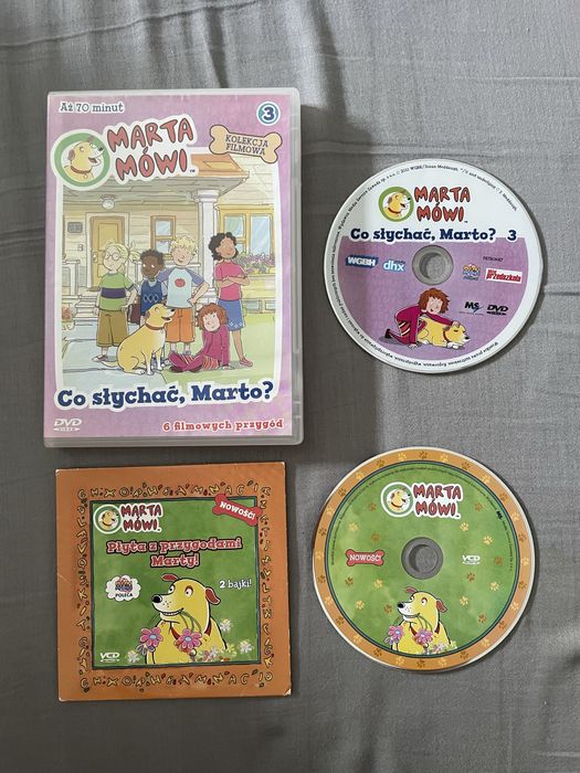 Zestaw płyt DVD VCD CD z bajkami dla dzieci