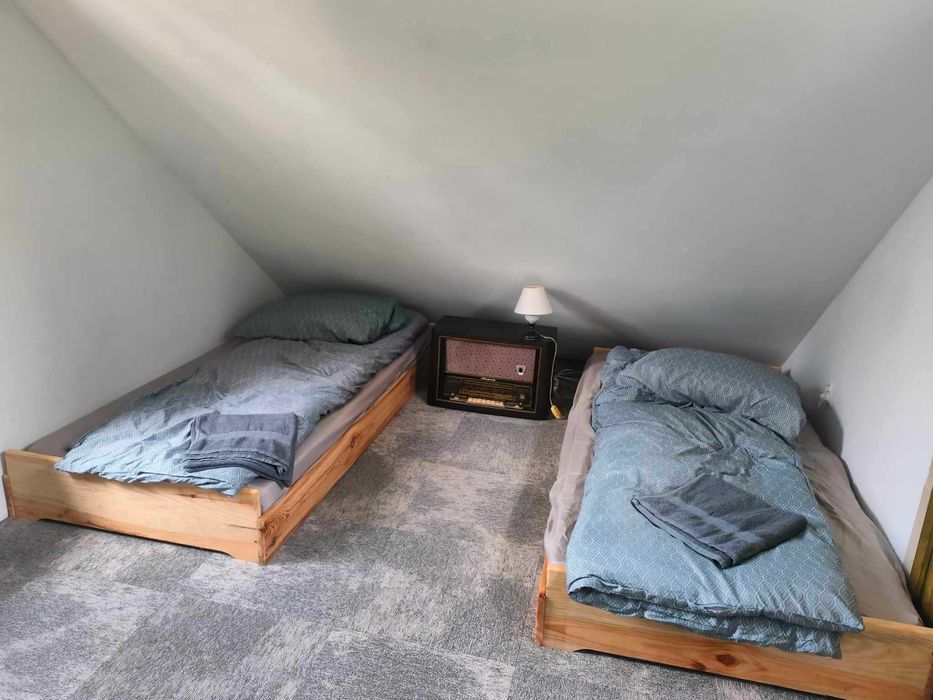 Atrakcyjny Domek  noclegi  jaccuzi, sauna. Strzelnica, sauna,, rowery