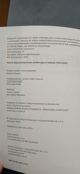 Podręcznik matematyka 1