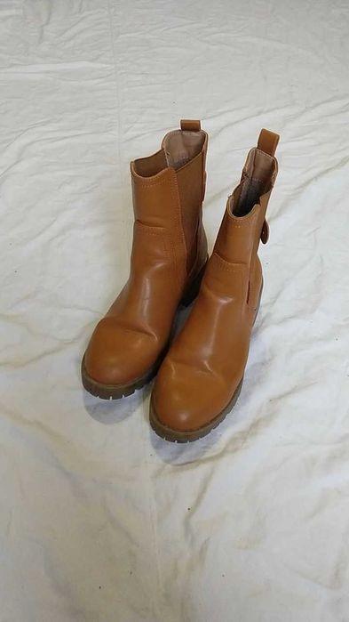 женские демисезонные ботинки челси anna field 38р. 24.5 см.