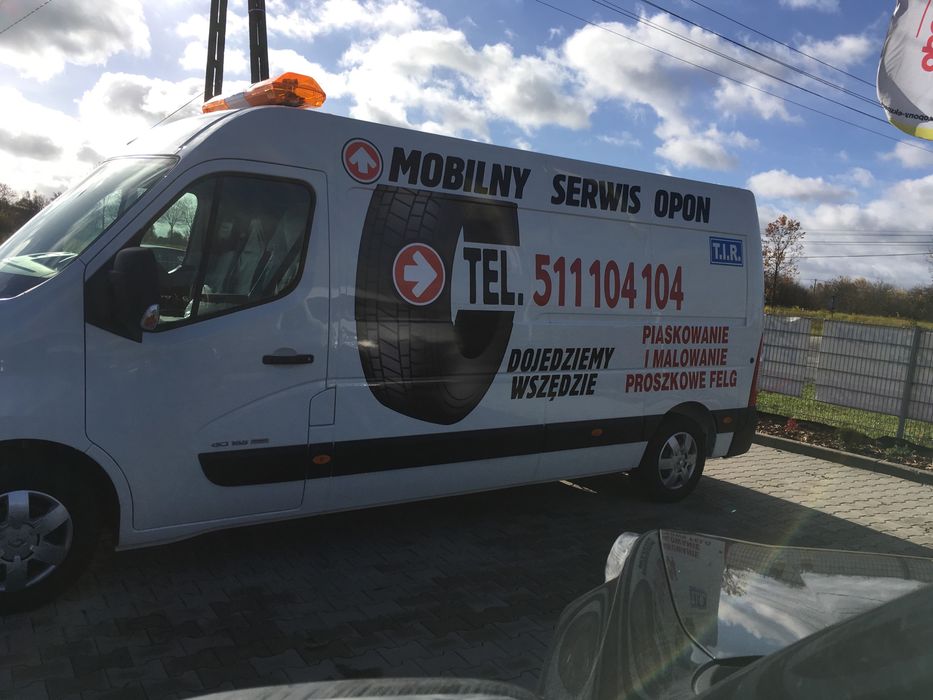 Mobilny serwis opon Tir