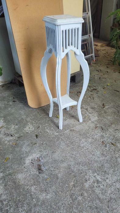 Consola Prateleira Para Vasos Madeira