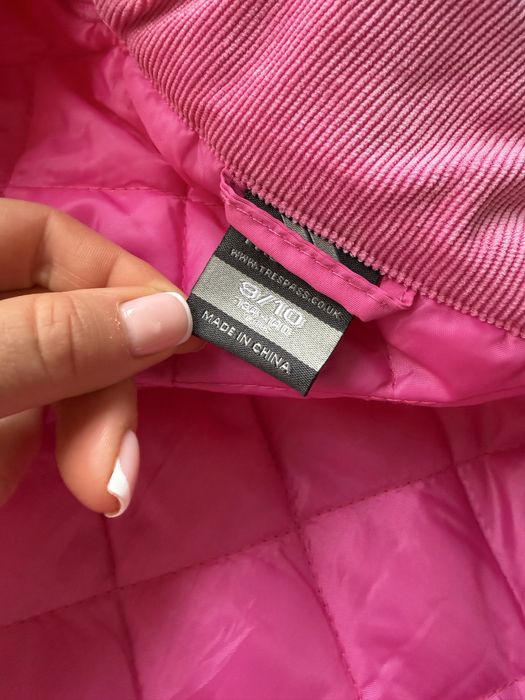 Куртка демі для дівчинки стьобана 9-10 р