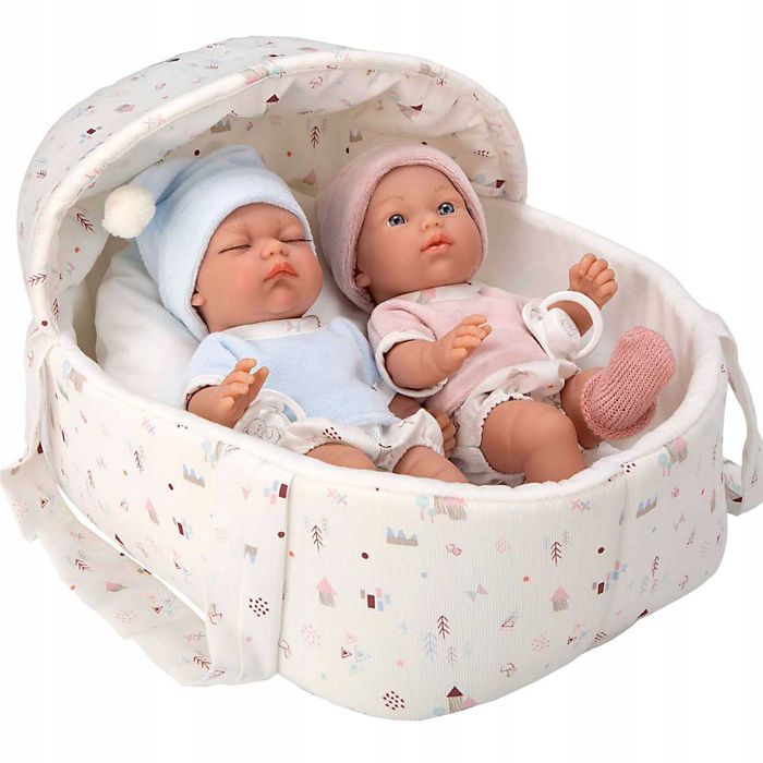Пупси двійнята Аріас пупс двойняшки в переноске Arias, 26 см