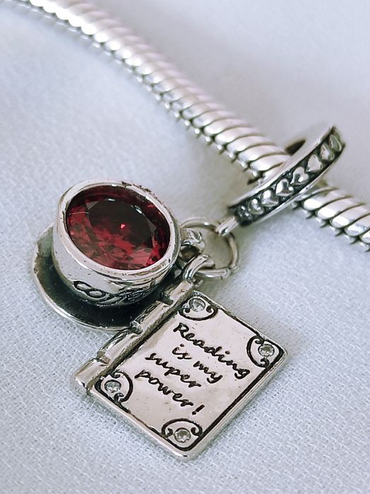 Zawieszka Charm's kawa książką relaks s 925