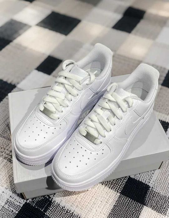 Buty meskie Mokasyny Nike-Air_Force_1_Low '07_Biały R.43