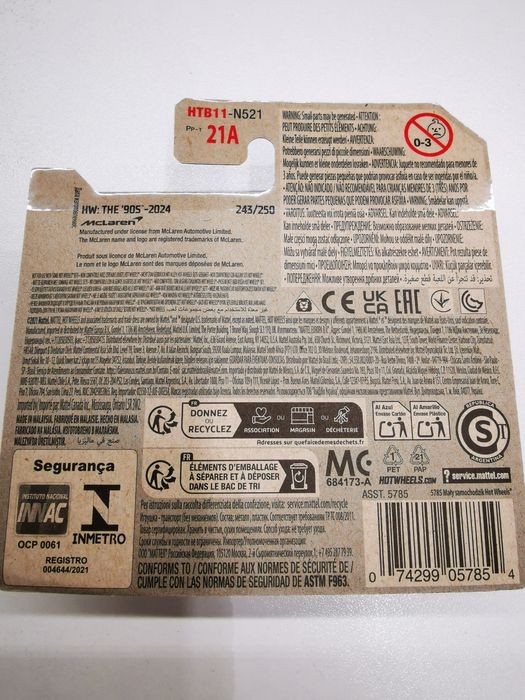 McLaren F1 Hot Wheels 2024