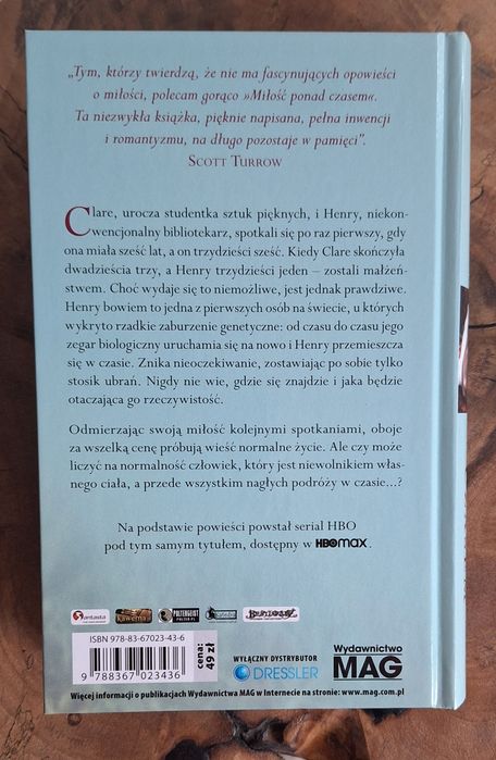 Audrey Niffenegger Miłość ponad czasem