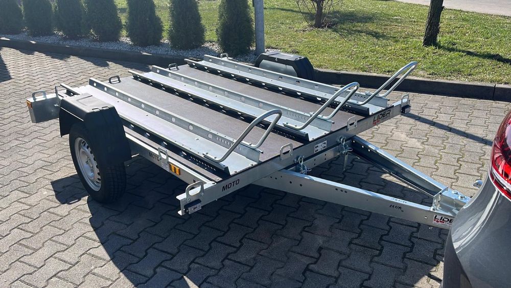 Przyczepa motocyklowa 3 moto Wynajem Wypożyczalnia przyczepka