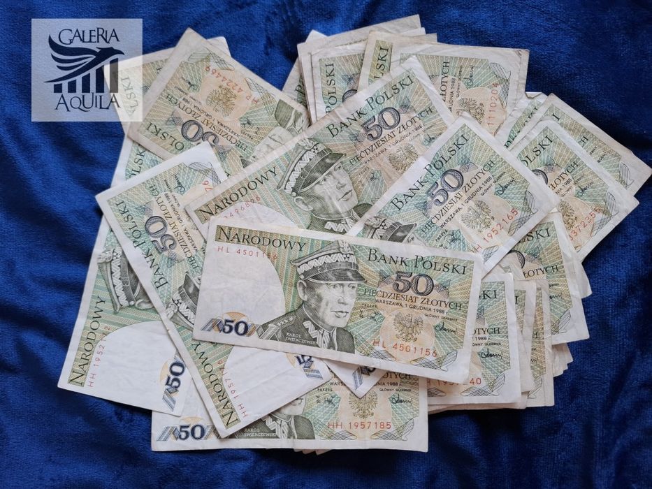 50 zł Banknoty okresu PRL