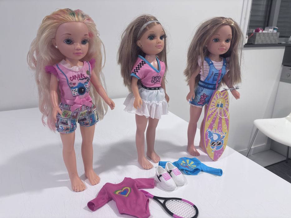 3 Bonecas Nancy originais – com roupas e acessoórios  - Oportunidade