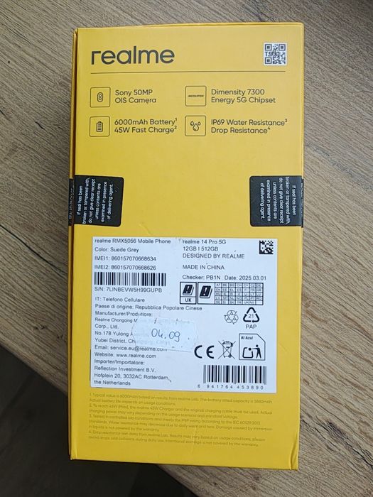 Telefon w stanie idealnym realme 14 pro