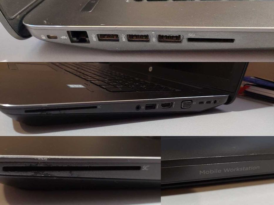 Ноутбук HP 17 G3 17" i7-6700HQ/32GB /256GB + 1TB /NVIDIA M2000M