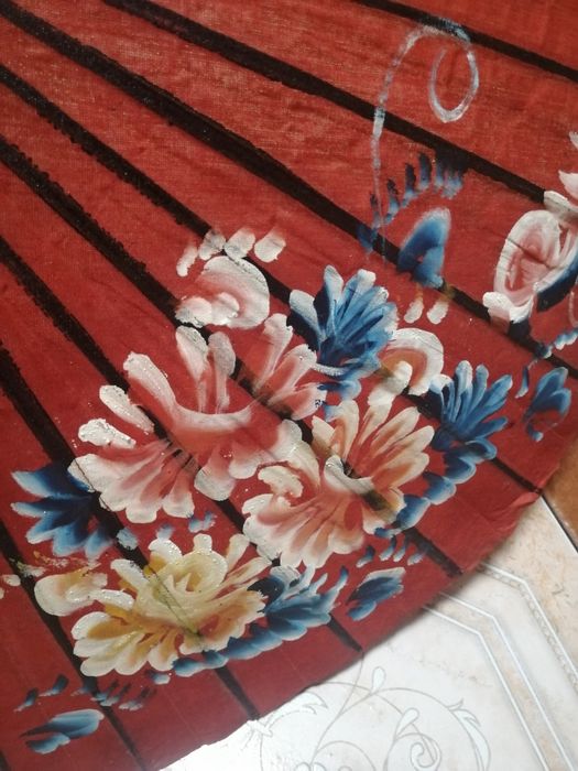 Japoński  parasol przeciwsłoneczny , ręcznie malowany