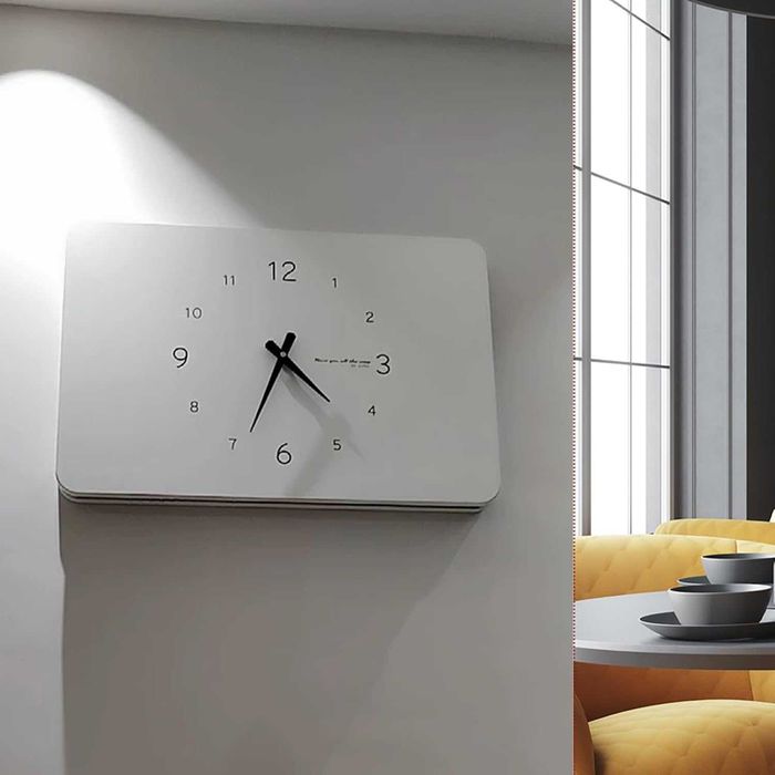 Dekoracyjna osłona skrzynki elektrycznej z zegarem