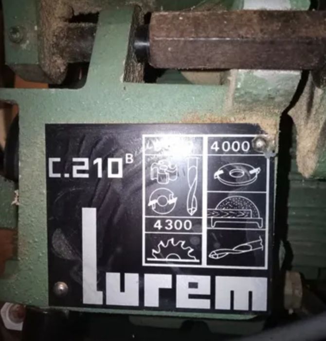 Станок LUREM С210В циркулярка фуганок рейсмус фрезерний торцовка довба