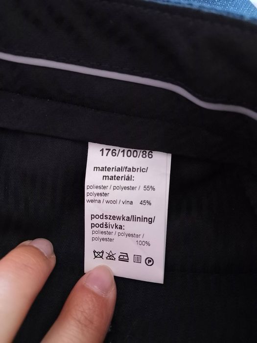 Garnitur męski młodzieżowy komplet marynarka spodnie