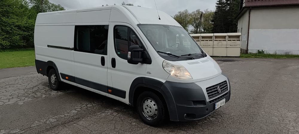 Fiat Ducato brygadówka 6 osobowy iveco max L4 H2 doka brygadowy