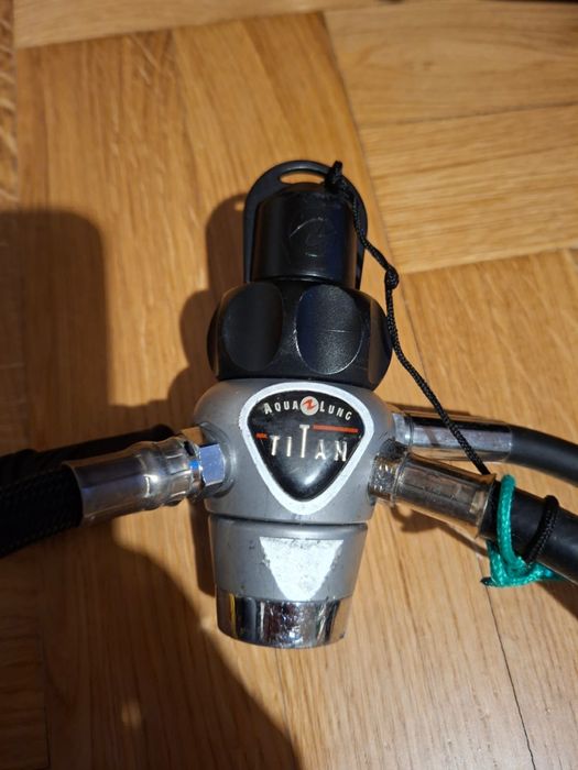 Autmat octopus i komputer nurkowy wraz z manometrem