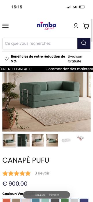 Nimba - sofa cama modular