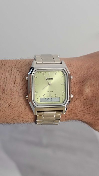 Relógio Verde Quartz Skmei