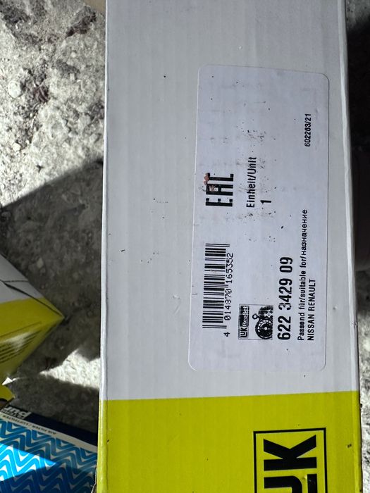 Embraiagem e rolamento + filtros