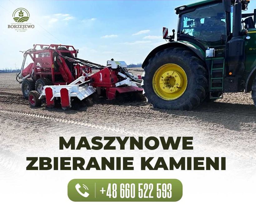 Maszynowe zbieranie kamieni , zbieranie kamieni, odkamienianie pól