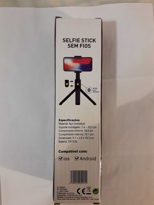 Selfie stick bluetooth 5€