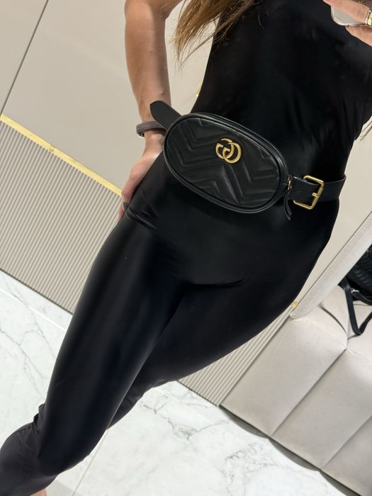 Pasek nerka gucci czarna