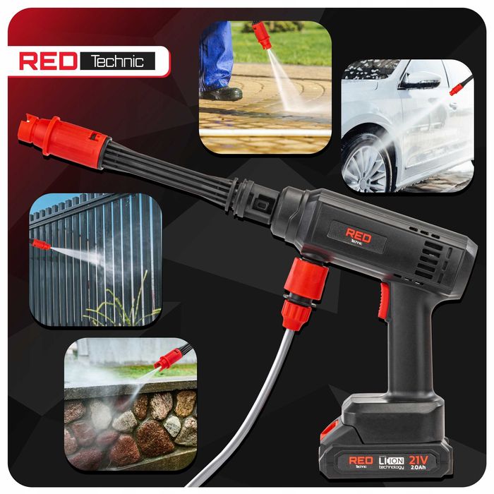 Myjka ciśnieniowa akumulatorowa 21v bezprzewodowa walizka 60bar