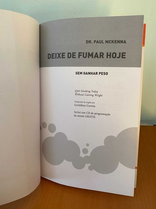 Deixe de Fumar Hoje, Sem Ganhar Peso - Paul McKenna