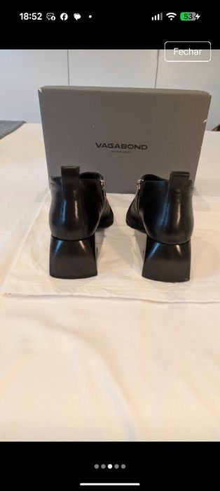 Sapatos botins pretos Vagabond 38