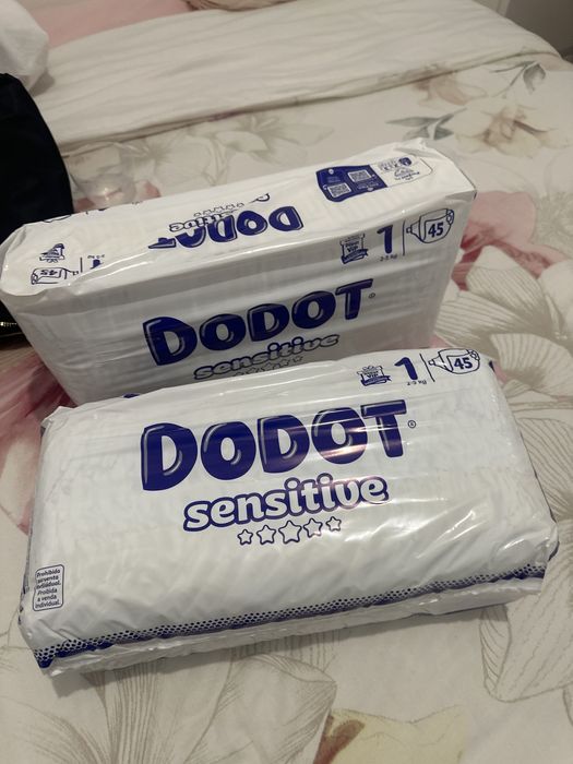 Fralda descartavel da marca Dodot sensitive