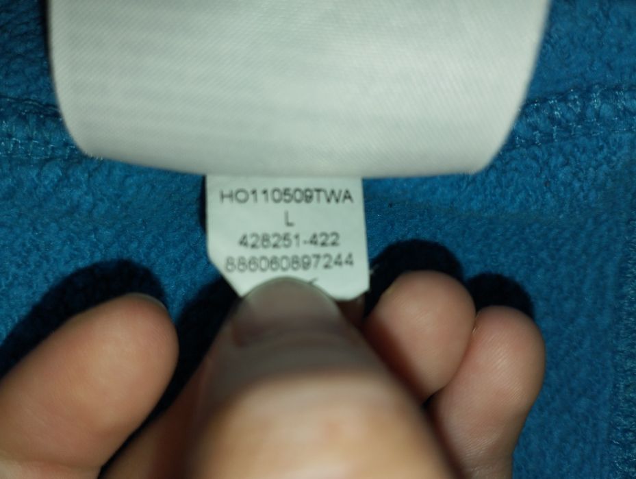 Оригінальне голубе худі Nike / Світла толстовка Найк (Розмір L)