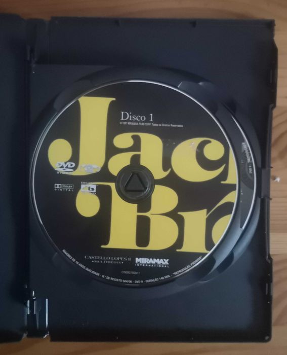 DVD "Jackie Brown" de Quentin Tarantino - Edição Colecionador - 2 DVDs