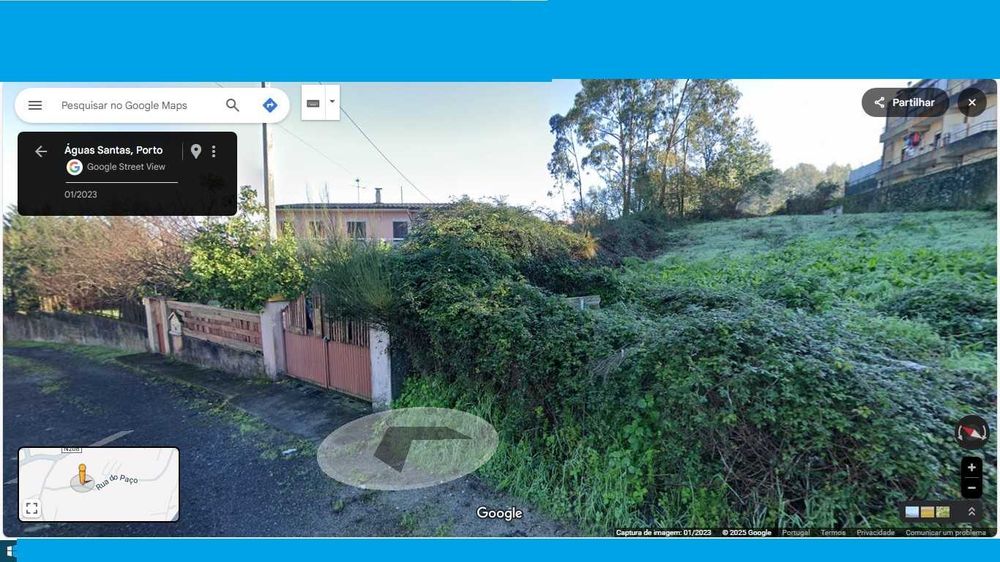 Terreno com 600m2, Águas Santas