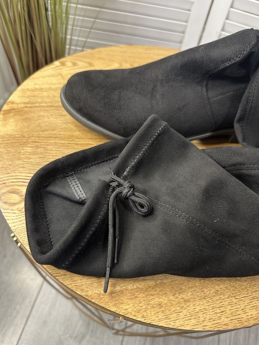 Ботфорди жіночі замш