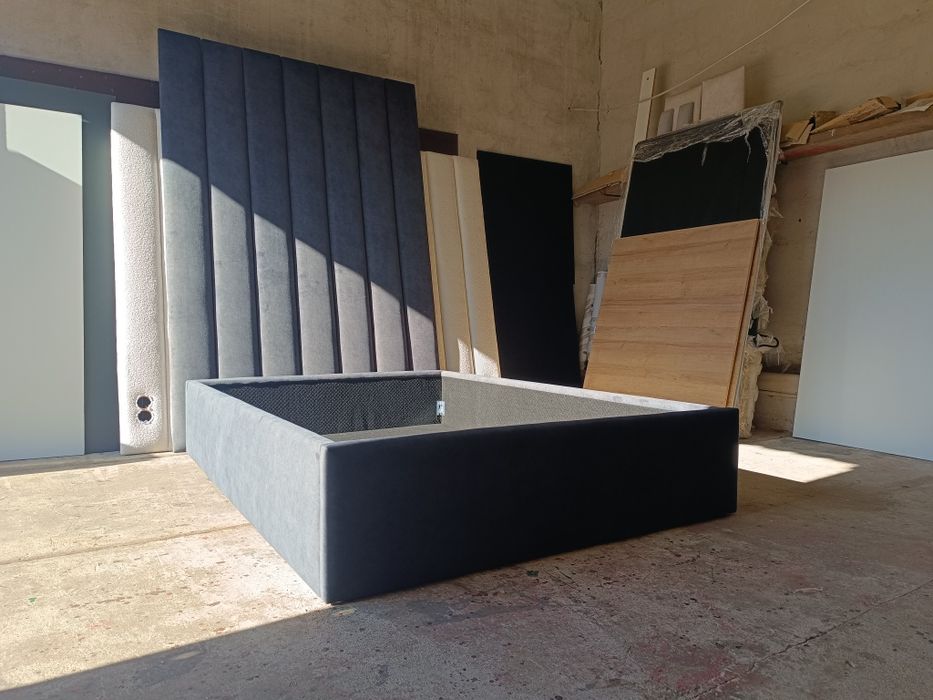 Panele tapicerowane na wymiar łózko box od producenta ozdobne listwy