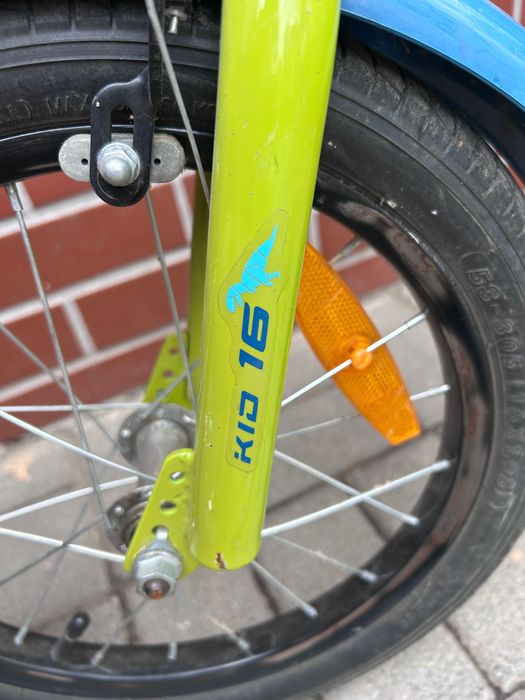 Rower dziecięcy ROMET 16” + kółka i akcesoria